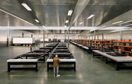 Interior fábrica Qbik, Grupo Lobe